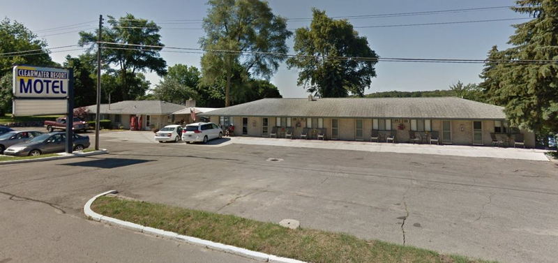 Adrian College Boathouse (Clearwater Resort and Motel) - 2014 (newer photo)